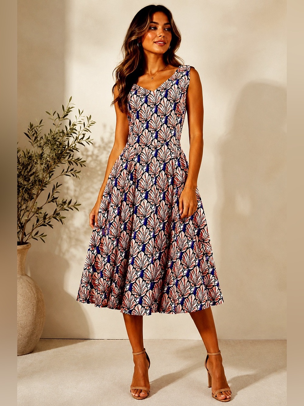 Eva Rose Fit & Flare Swing Dress
